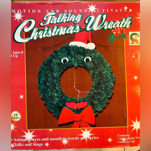 Talking Christmas Wreath 